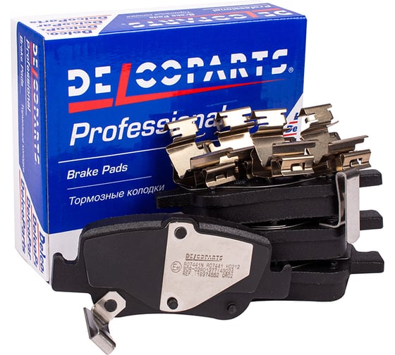 Колодки тормозные задние дисковые Delcoparts 19374552