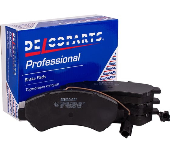 Колодки тормозные передние Delcoparts 19377502