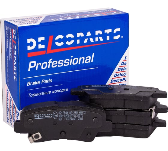 Колодки тормозные задние дисковые Delcoparts 19374469