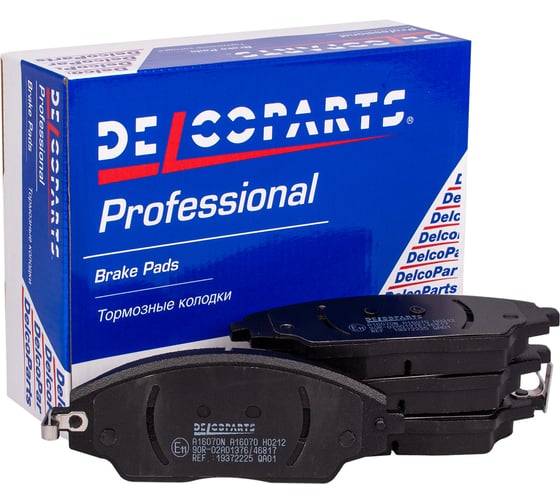 Колодки тормозные передние Delcoparts 19372225