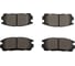 Колодки тормозные задние дисковые Delcoparts 19372227 2