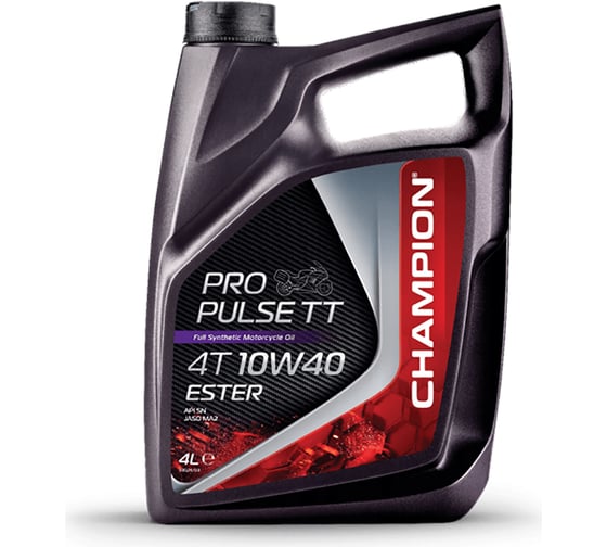 Масло мотоциклетное PROPULSE TT 4T 10W40 ESTER 4 л CHAMPION 8234446 1