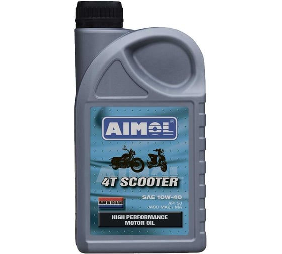 Масло моторное минеральное 4T Scooter 1 л для 4-х тактных двигателей AIMOL 8719497953684 1