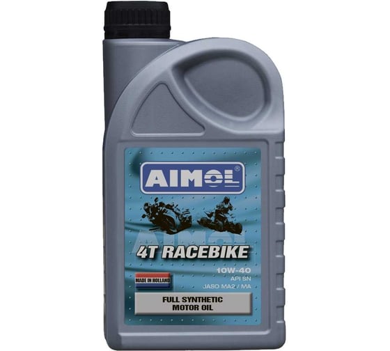 Масло моторное синтетическое 4T Racebike 10W-40 1 л для четырехтактных двигателей AIMOL 8719497953721