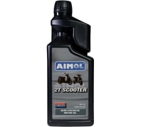 Масло полусинтетическое 2T Scooter 1 л для мопедов и скутеров AIMOL 8719497953677