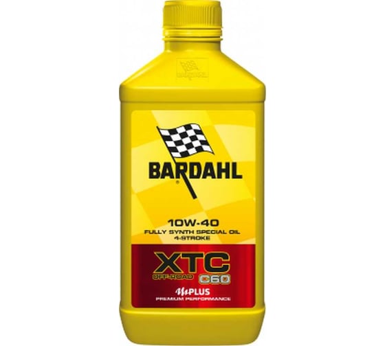 Масло моторное для 4-х тактных двигателей XTC C60 OFF ROAD 4T 10W-40 синтетическое 1 л BARDAHL 351041