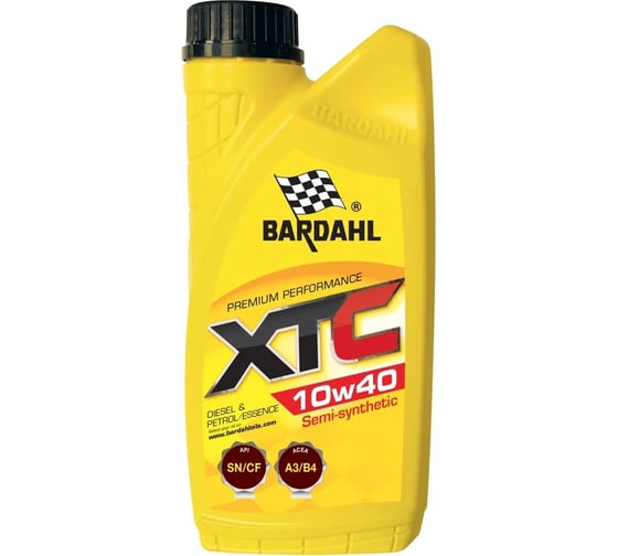 Масло моторное для 4-х тактных двигателей XTC-M 10W-40 синтетическое 1 л BARDAHL 35921 1