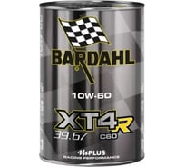 Масло моторное для 4-х тактных двигателей XT4R 39.67 10W-60 синтетическое 1 л BARDAHL 347139