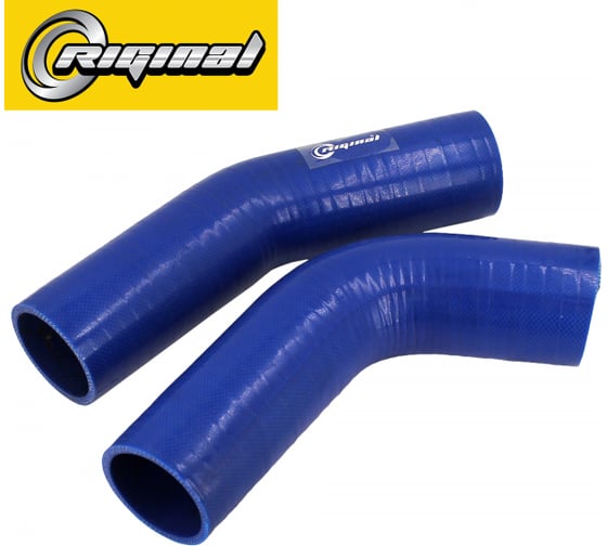 Патрубки радиатора для а/м КАМАЗ 65115 (кт.2 шт.) силикон Riginal RG65115-1303000-sil