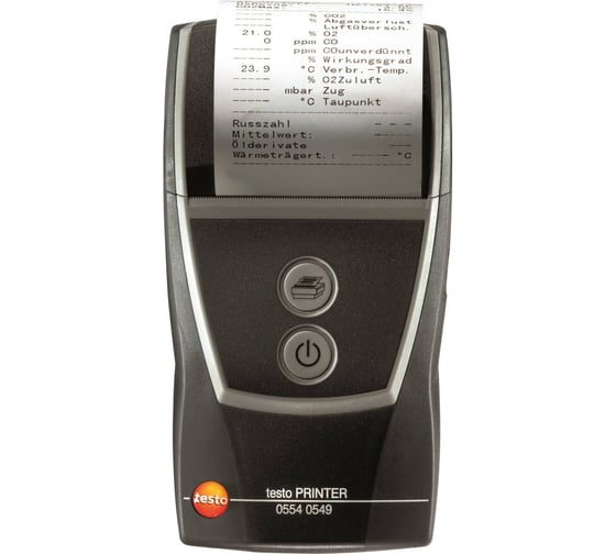 Инфракрасный принтер без питания от сети Testo 0554 0549