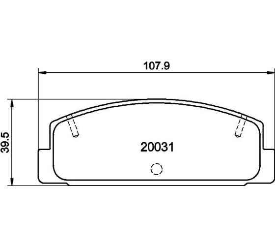 Колодки тормозные NAO задняя ось Hella 8DB 355 026-731