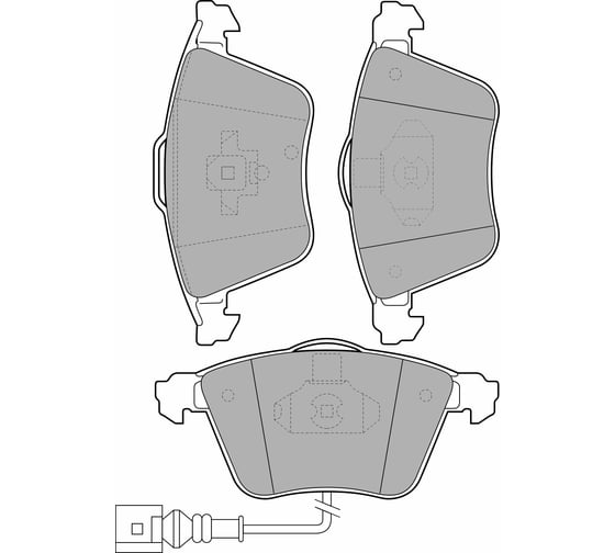 Колодки тормозные дисковые для автомобилей AUDI: A3 03-, A3 Sportback 04-, SEAT: LEON 05-, VW: EOS 06-, GOLF V 03-, PASSAT 05-, PASSAT Variant 05- PATRON PBP1765 1