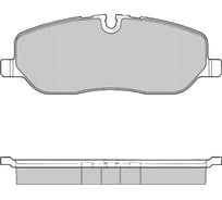 Колодки тормозные дисковые передние для автомобилей Landrover Discovery 04 - PATRON PBP1042