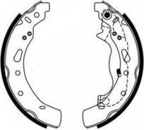 Колодки тормозные барабанные задние для автомобилей FORD: FIESTA VI 1.25/1.4/1.4 LPG/1.4 TDCi/1.6 TDCi/1.6 Ti 08-, FIESTA Van 1.25/1.4 TDCi/1.6 TDCi 09- \ MAZDA: 2 1.3/1.3 MZR/1.4 MZR-CD/1.5/1.5 MZ PATRON PSP060