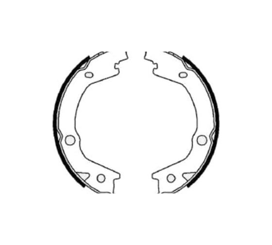 Колодки тормозные барабанные задние для автомобилей HYUNDAI: TUCSON (JM) 04 -, KIA: SPORTAGE (JE ) 04- PATRON PSP050