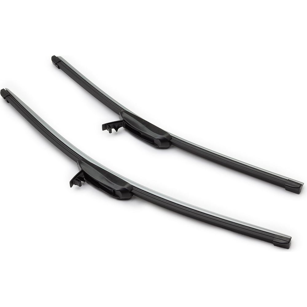 Щетки стеклоочистителя 53 см + 48 см, 2 шт, плоская, Hook/ только под ...