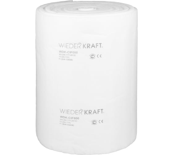 Фильтр потолочный (1х20 м; F5; 600г/м2) для ОСК WIEDERKRAFT WDK-CIF600 (1м х 20м)