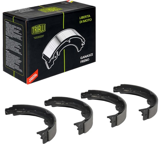 Колодки тормозные барабанные стояночного тормоза Jeep Wrangler (07-) 207x32 TRIALLI GF 4635