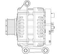 Генератор Ford Transit (06-)/Land Rover Defender (06-) 2.4TDCi 150A StartVOLT LG 1082