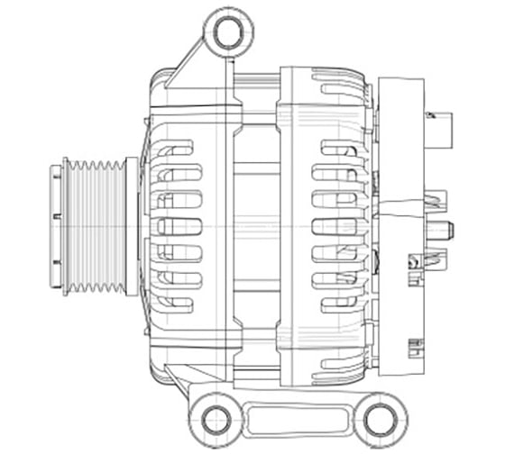 Генератор Ford Transit (06-)/Land Rover Defender (06-) 2.4TDCi 150A StartVOLT LG 1082 1