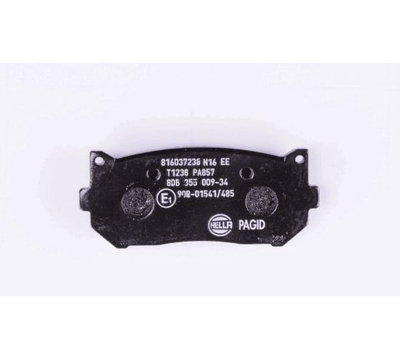 Колодки тормозные NAO задняя ось Hella 8DB 355 027-521