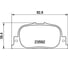 Колодки тормозные NAO задняя ось Hella 8DB 355 027-731 4