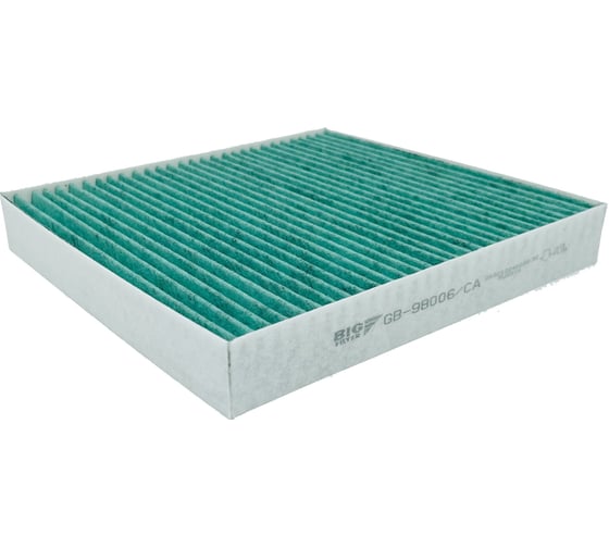 Фильтр салона антибактериальный INFINITI FX -08, G35 02-08; NISSAN X-Trail I (T30) 01-07, Murano (Z50) 04-08 BIG FILTER GB-98006/CA 1