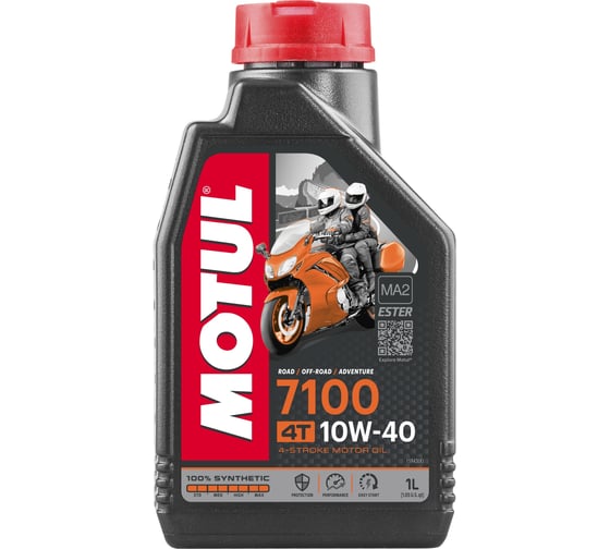 Моторное масло 7100 4T, SAE 10W40, 1 л MOTUL 112121