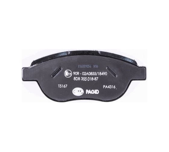 Колодки тормозные NAO передняя ось Hella 8DB 355 027-751