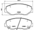 Колодки тормозные NAO передняя ось Hella 8DB 355 028-011 4