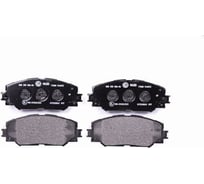 Колодки тормозные NAO передняя ось Hella 8DB 355 028-421