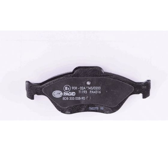 Колодки тормозные NAO передняя ось Hella 8DB 355 027-761