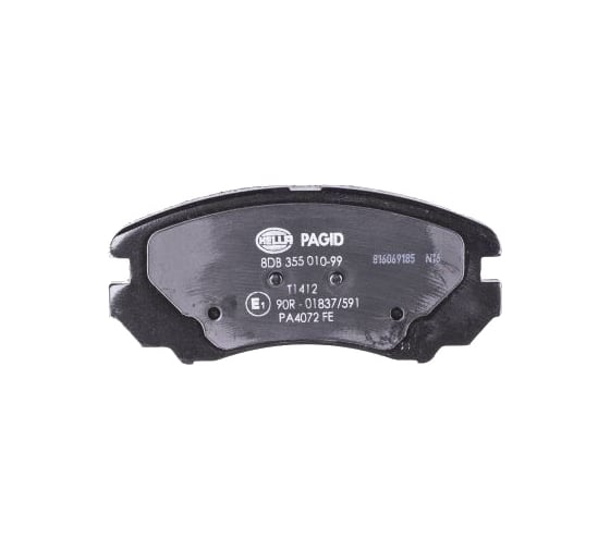 Колодки тормозные NAO передняя ось Hella 8DB 355 029-061 1