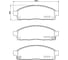 Колодки тормозные NAO передняя ось Hella 8DB 355 028-611 4
