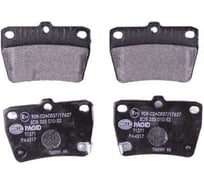 Колодки тормозные NAO задняя ось Hella 8DB 355 027-821