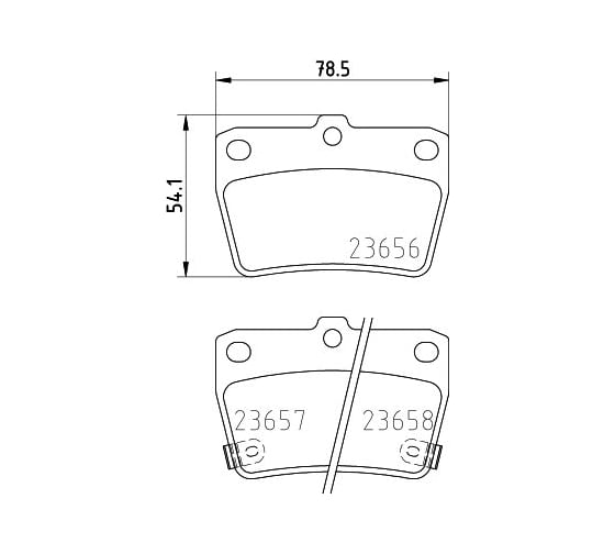 Колодки тормозные NAO задняя ось Hella 8DB 355 027-821