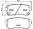 Колодки тормозные NAO задняя ось Hella 8DB 355 030-301 4