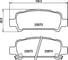 Колодки тормозные NAO задняя ось Hella 8DB 355 029-441 4