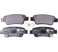Колодки тормозные NAO задняя ось Hella 8DB 355 030-351