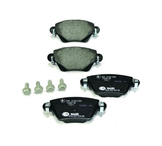 Колодки тормозные NAO задняя ось Hella 8DB 355 029-611 1