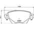 Колодки тормозные NAO задняя ось Hella 8DB 355 029-611 4