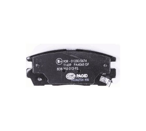 Колодки тормозные NAO задняя ось Hella 8DB 355 028-561