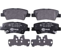 Колодки дисковые органические (NAO), задняя ось, KIA Optima 2010> Hella 8DB 355 036-541