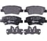Колодки дисковые органические (NAO), задняя ось, KIA Optima 2010> Hella 8DB 355 036-541 1