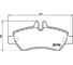 Колодки тормозные NAO задняя ось Hella 8DB 355 030-721 4