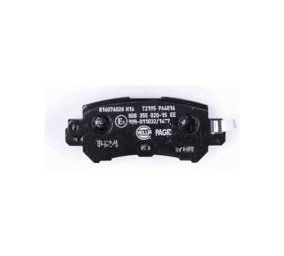 Колодки дисковые органические (NAO), задняя ось, Mazda CX-5 2011-2014 Hella 8DB 355 037-091