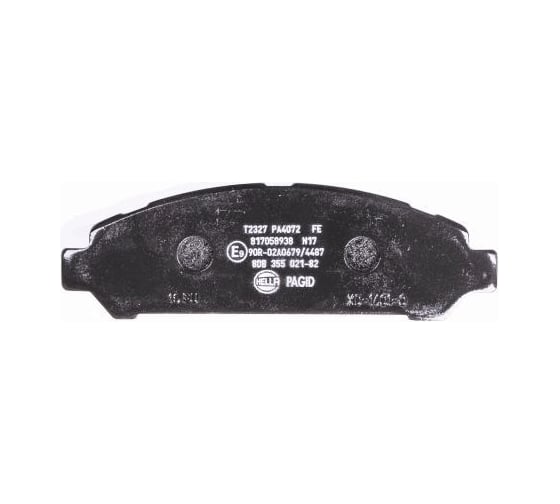Колодки дисковые органические (NAO), передняя ось, Toyota Venza 2008-2016 Hella 8DB 355 036-941