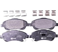 Колодки тормозные NAO передняя ось Hella 8DB 355 029-051