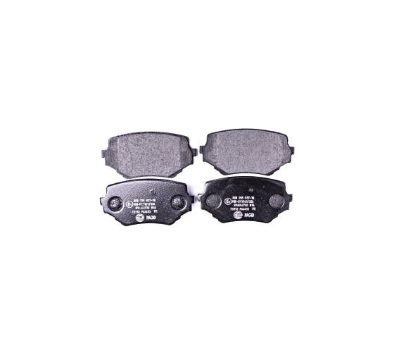 Колодки тормозные NAO передняя ось Hella 8DB 355 029-591