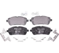 Колодки дисковые органические (NAO), передняя ось, Ford Fiesta VI 2008> Hella 8DB 355 036-561